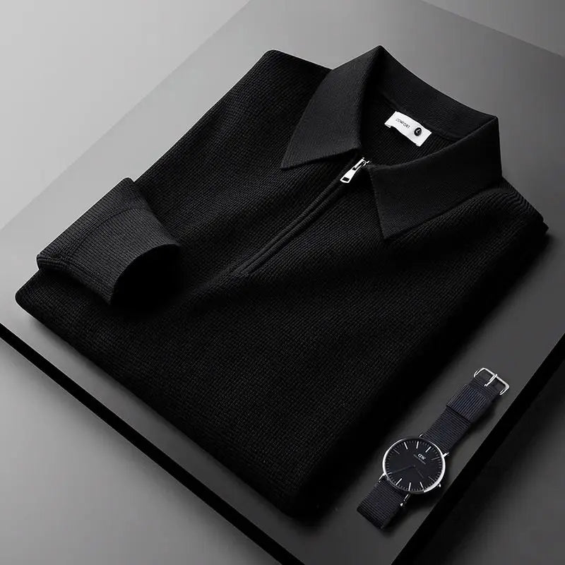 Ashton | Half-Zip Polo Sweater