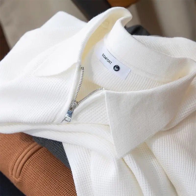 Ashton | Half-Zip Polo Sweater