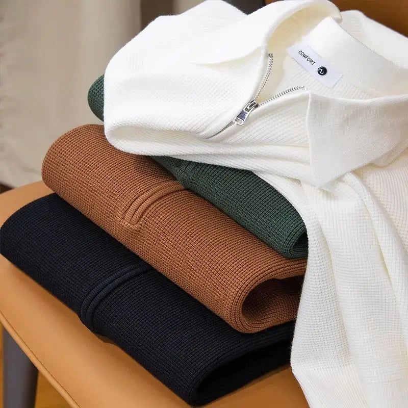 Ashton | Half-Zip Polo Sweater