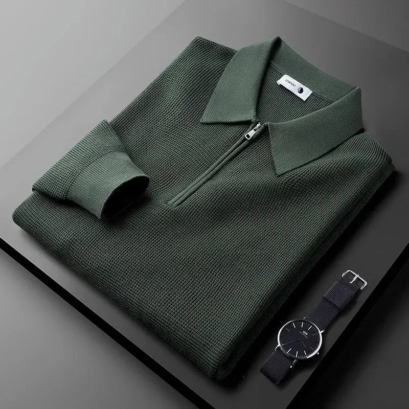 Ashton | Half-Zip Polo Sweater