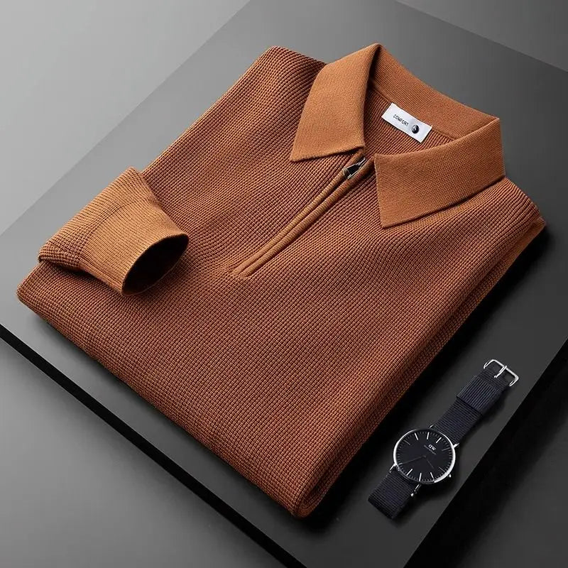 Ashton | Half-Zip Polo Sweater