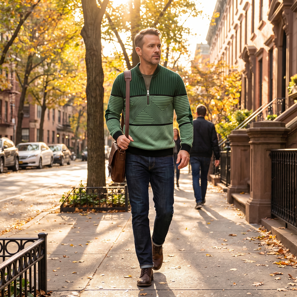 Viktor | Half-Zip Men's Sweater