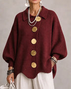 Eleanor | Gold-Button Cardigan