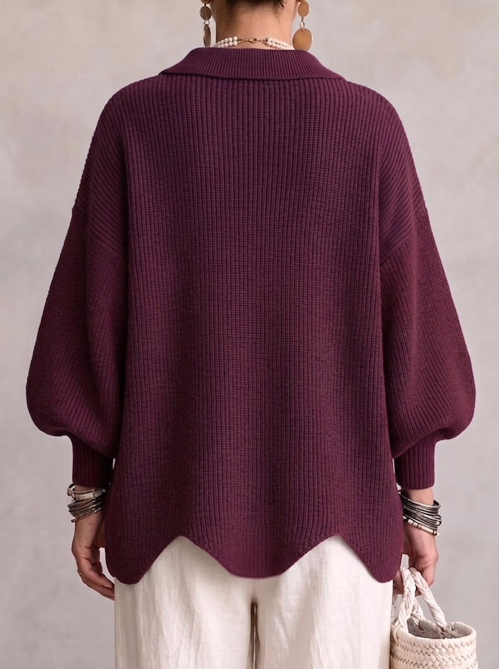 Eleanor | Gold-Button Cardigan