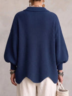 Eleanor | Gold-Button Cardigan