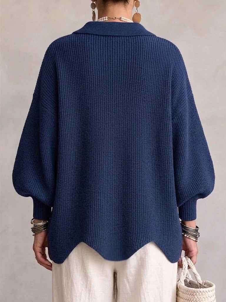 Eleanor | Gold-Button Cardigan