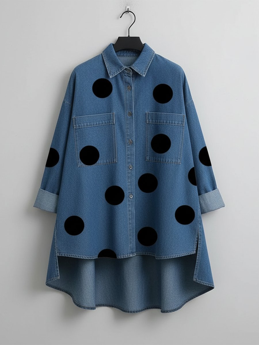 Peggy — Polka Dot Overshirt